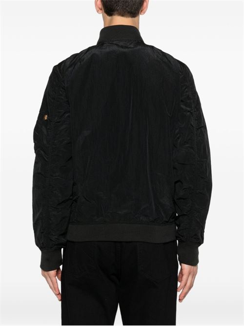 Bomber uomo Alpha Industries nero ripstop Alpha Industries | 26611103